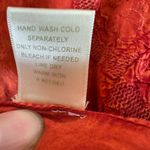 cj banks Red Orange Floral Embroidered Long Sleeve Lightweight Jacket Size 14W Photo 7