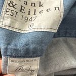 Frank & Eileen Mary Classic Shirtdress in Vintage Stonewashed Indigo XL Photo 5