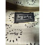 Myra Bag Unisex Brown Embossed Leather & Cowhide Backpack Medium Photo 5