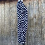 Charming Charlie ’s White and Blue Pattern Faux Wrap Dress Size Medium Photo 6