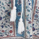 Abbeline Abbilene Bohemian Flowy Mixed print‎ peasant blouse small cottagecore floral Photo 4