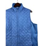 Women’s L.L. Bean 2X Periwinkle Two Textured Vest. Blue Photo 1