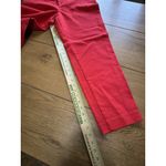 Old Navy Women Red Harper Mid-Rise Career Pants Size 8 Regular Colorful Career Photo 5