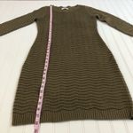 Calvin Klein Brown Crew Neck Long Sleeve Sweater Dress Photo 8