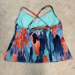 L.L. Bean New Currents Swimwear Tankini Size 14 and Bikini Bottoms Size 16 Blue Photo 1