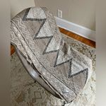 Charlotte Russe Aztec boho blanket scarf festival hippie fringe wrap around Photo 2