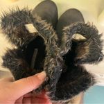 London Fog | Black Slip On Snowboot 8.5 Fur Lined Fuzzy inner Photo 5