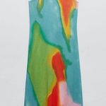 ZARA  long printed rainbow knit dress small Photo 4