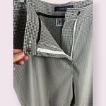 Bill Blass  Jeans  Black White Gingham Ankle Pants Rolled Hem Size 14 Stretch NWT Photo 7