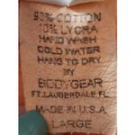 Baycat‎ Myrtle Beach Tank Top Sleeveless Palm Tree Graphic Peach Large Orange Photo 3