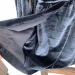 Tobi Navy  Plunging Velvet Romper / Size M Photo 8