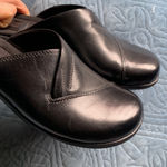 Clarks Artisan Black Leather Mules Shoes Size 8M Photo 10