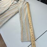 Wild Fable Blazer Jacket Womens Small Oversized White Striped Double Breasted Photo 14