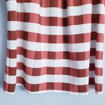 Ann Taylor  Mint And Brown Gingham High Neck Sleeveless Blouse Photo 1