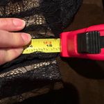 Tadashi Shoji Mermaid Delicate All Lace Gown SZ 4 Black Lace Beige Line … Photo 15