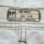 Free People  White Low Rise Cutoff Jean Shorts Women’s 24 Photo 1