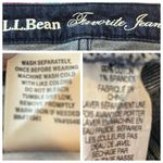 L.L.Bean Favorite Jeans Curvy Fit Bootcut 9” Mid Rise Dark Wash Women’s Size 12 Photo 4
