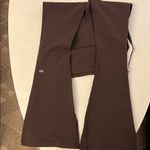 Splits59  Raquel High Waist Flared Leggings 30" Dark Chocolate Brown Creme M $128 Photo 5
