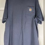 Carhartt Pocket T-Shirt Men’s XL Tall Grey Short Sleeve Loose Fit Workwear Tee Photo 0