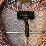 Laundry by Shelli Segal , Geometric Multicolor Shift Button Up Dress Photo 5