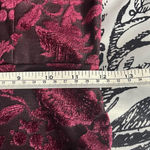 City Studios Vampy Maroon Velvet Bodycon Dress Photo 7