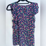 Juicy Couture  Ruffle Sleeve Berry Tank Top NWOT size Large Photo 8