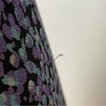 Vintage Midi Skirt Abstract Dots Layered Elastic Feminine Flirty Eclectic Rayon‎ Purple Size 6 Photo 11