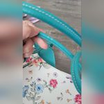 Borse In Pelle Purse Floral Leather Crossbody Purse Made In Italy Zip Tote White Photo 15