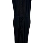 Ralph Lauren NWT Skinny Jersey Jumpsuit Women’s Size XS Black Cotton Romper Photo 2