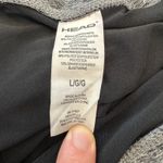 Head Skort Womens L Black Gray Heather Slim Dri-Motion Lined Stretch Tennis Photo 9