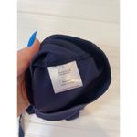 Romeo + Juliet Couture Romeo + Juliet Navy Women's Lattice Neck-Tie Waist-Epaulets Mini Dress Size S Photo 6