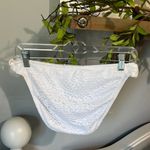 White Bikini Bottoms Mossimo Swimsuit New Womens Large Crochet Lace Size undefined Photo 7