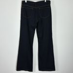 J Brand  Women’s Wide Leg Flare‎ Jeans Black W/ Contrasting Stitching Size 27 Photo 8