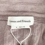 Lovers + Friends NEW Ribbed Knit Stretch Belted Open Front Kimono Cardigan Mauve Photo 1