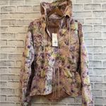 NWT! Women’s Calia purple splash pullover hooded windbreaker jacket Medium $118 Photo 0