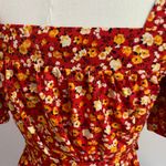 Missguided Casual Floral Mini Printed Belted Dress Size 0 Petite Photo 8