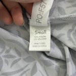 Banana Boat Women’s Dress Small Black White Floral Short Flutter Sleeve UPF 50 Photo 5