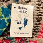 💙SALE 3/$25 Embroidered Bathing suit bag cruise club pink green fashion zippered Photo 6