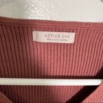 Active USA Viscose Rib Sweater Mauve Pink Photo 5