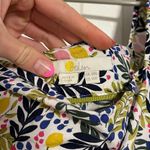 Boden Square Neck Tiered Dress Multi Lemon Foliage Size 14 Photo 9