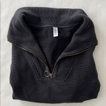 Varley  Vine Half Zip Pullover Sweater in Black Size XS Photo 3