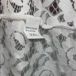 Wide Lace Suspenders White XL Skirt Photo 5