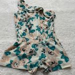 Guess  Women's Sz M Floral Multicolor Romper Off The Shoulder Y2K Clubbing Era Photo 0