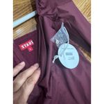 Staud Burgundy fitted body Cotton Blend Josephine Maxi Dress Women’s Size 4 Red Photo 9