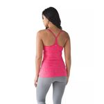 Lululemon Power Y Tank Size 8 Heathered Neon Pink Women’s Athletic Tank Photo 1