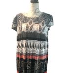 Sandra Darren  Size 28W Paisley Short Sleeve Dress Photo 9