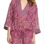 Tory Burch Tory‎ Burch Silk Caftan Tunic Dress /Cover Up - Size XS / S. Photo 0