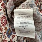 Mason & Belle Floral Peasant Blouse Women's Medium V-Neck 3/4 Sleeve Top Photo 5