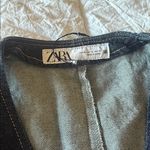 ZARA NWOT  Denim Vest Waistcoat Indigo Bloggers Fave XL Photo 6