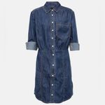 Veronica Beard  Jeans Keston Denim Shirt Dress Size 2 Photo 4